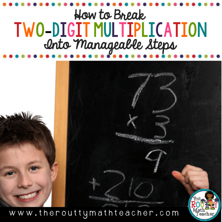 Two-Digit Multiplication: Breaking It Into Manageable Steps | The ...