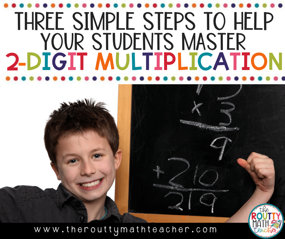 Two-Digit Multiplication Models - The Routty Math Teacher