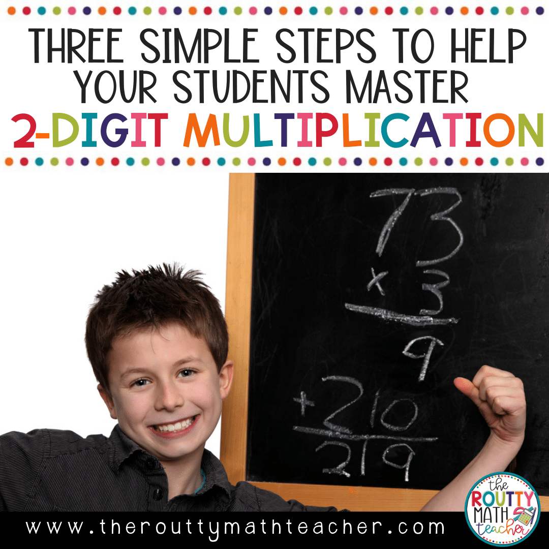 Two-Digit Multiplication Models - The Routty Math Teacher