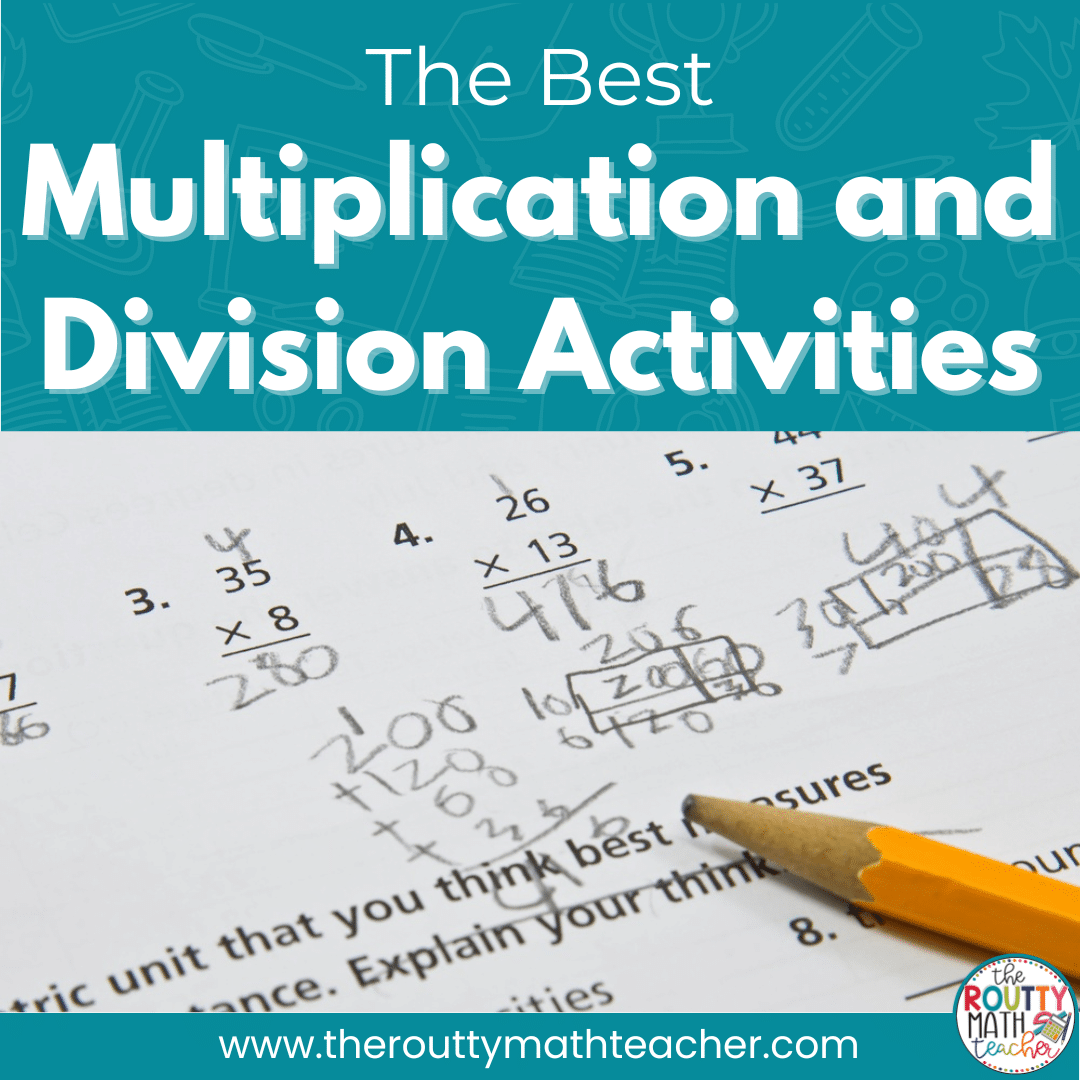 Multiplication and Division Work Mat